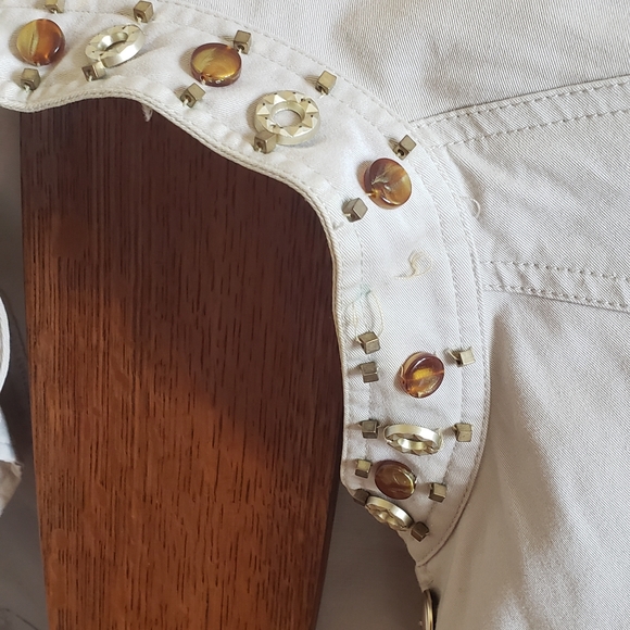 Utility Blazer with Beaded Accents - Picture 5 of 7